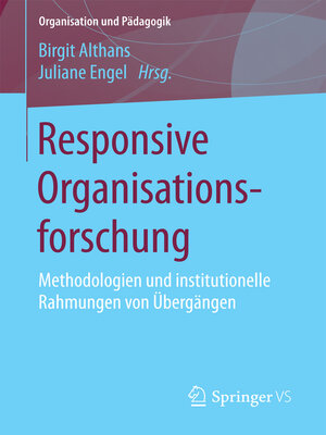 cover image of Responsive Organisationsforschung